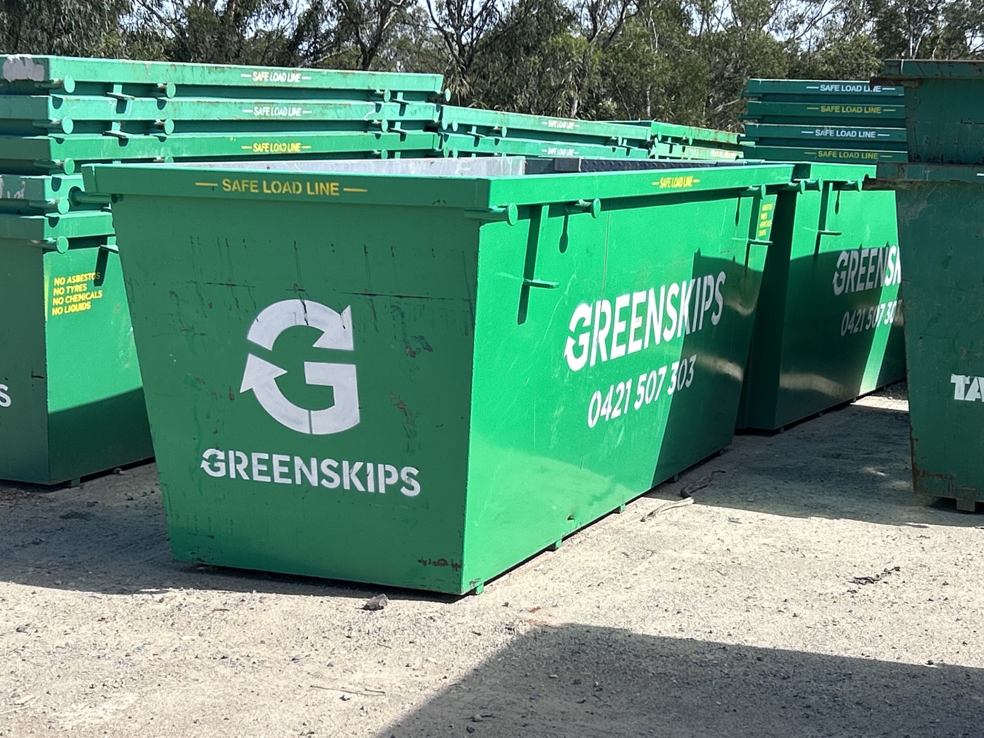Skip Bin Sizes Green Skips Skip Bin Hire